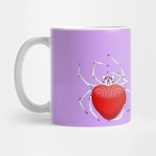 Spider heart Mug